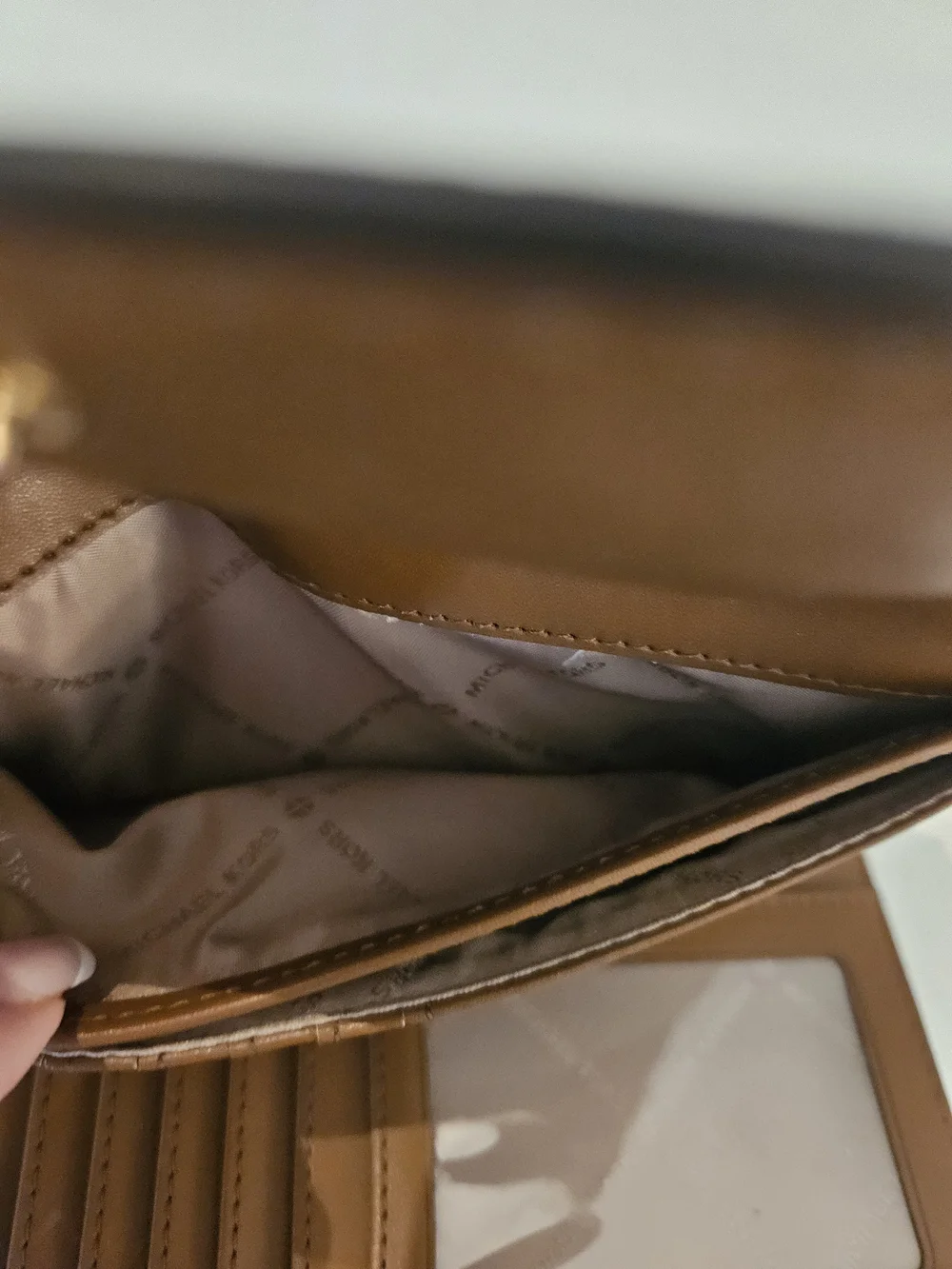 Michael Kors Brown Monogram Wallet